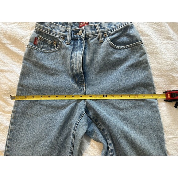 Esprit Relaxed Fit High Rise Jeans Denim Light Wash Tagged Size 3 Sz 0 24 - Picture 12 of 13